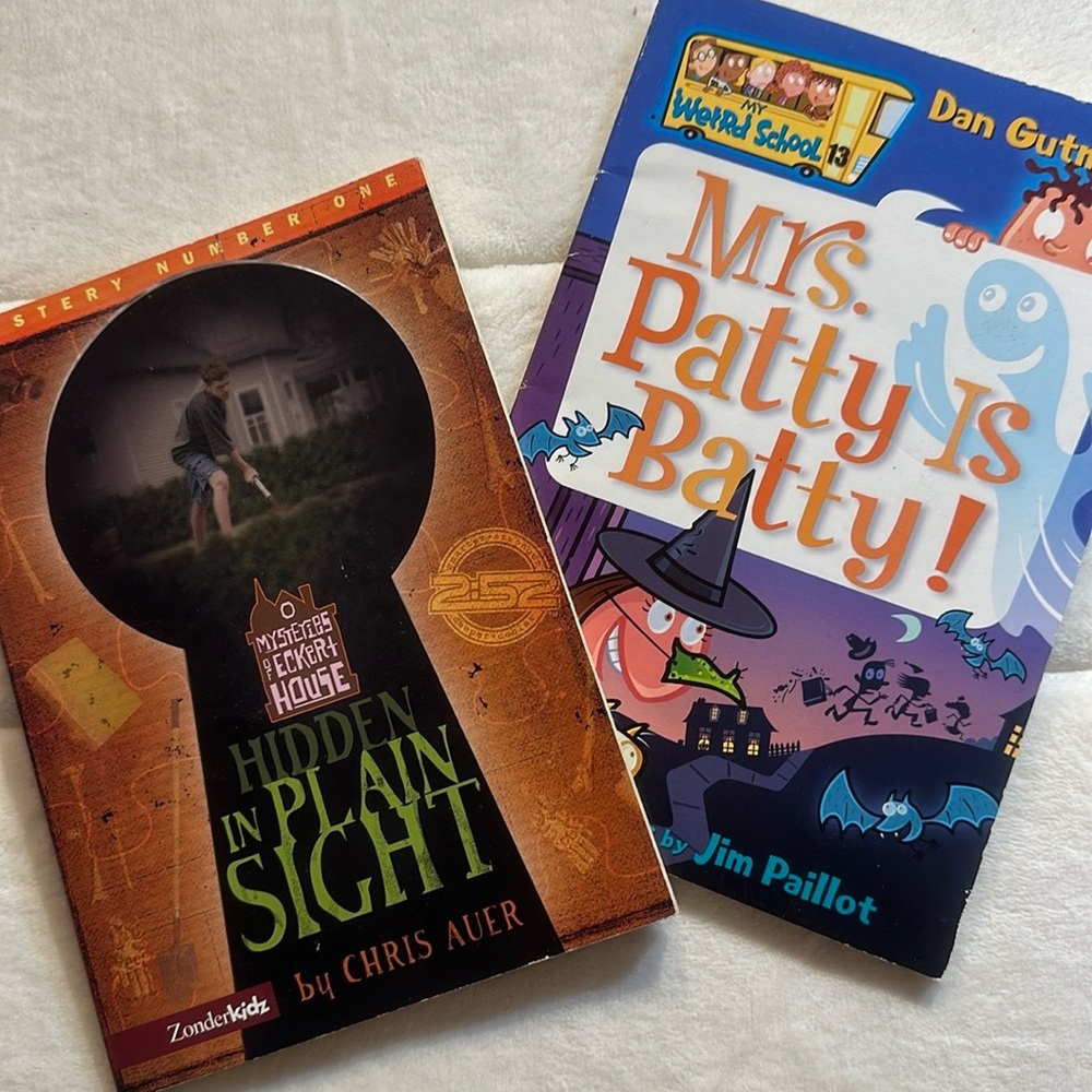 ⭐️2/$$12⭐️ Halloween mystery chapter books